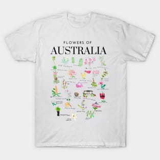 Flowers of Australia by Isabella T-Shirt